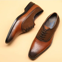 Genuine Leather Business Lace-up Men Shoes