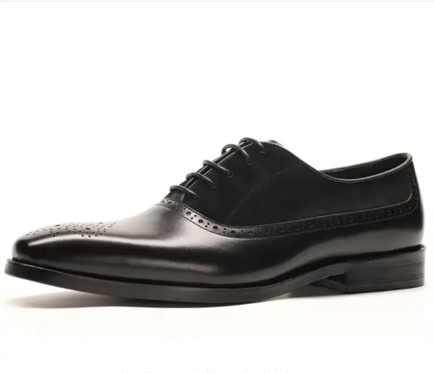 Genuine Leather Business Lace-up Men Shoes