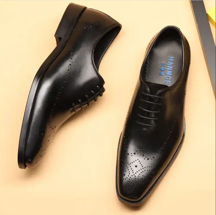 Cow Leather Genuine Dress Shoes