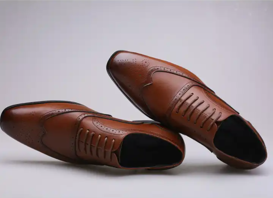 Men PU Leather Dress Oxford Shoes