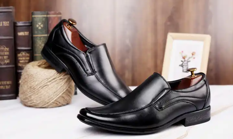 Men Loafers Office PU Leather Shoes