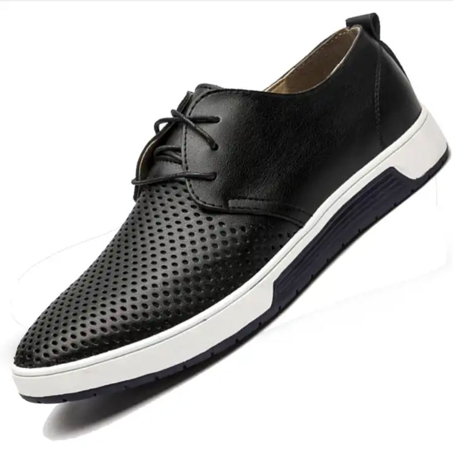 Men Lace-up Board Flat Office Wear Dress Shoes