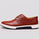 Men Lace-up Board Flat Office Wear Dress Shoes