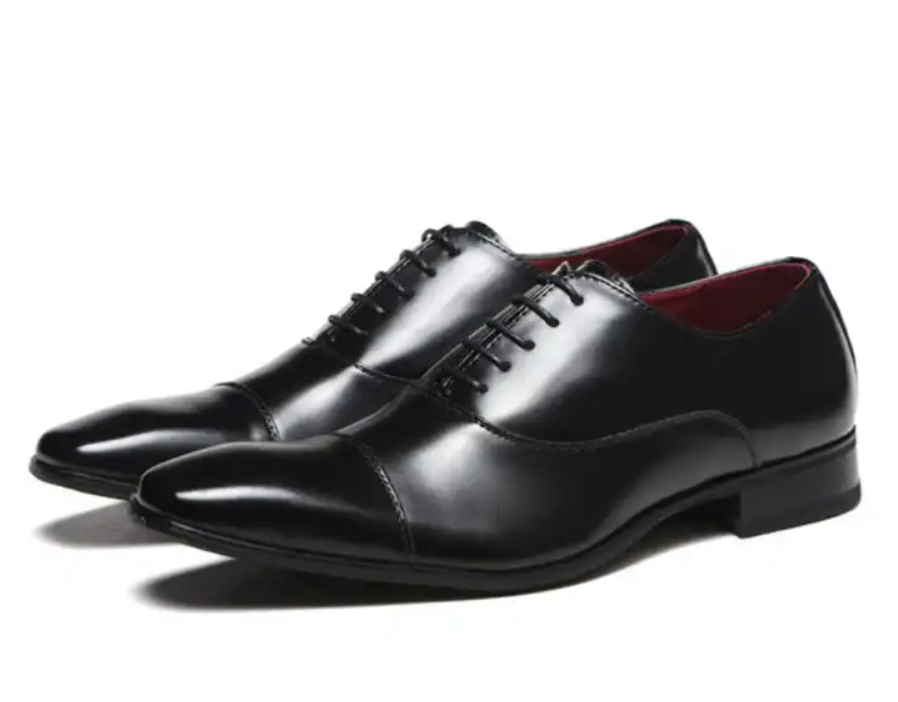 Formal Leather PU Oxford Men Dress Shoes