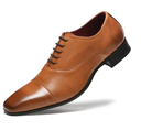 Formal Leather PU Oxford Men Dress Shoes