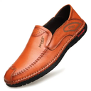 Men Breathable Leather Slip-on Casual Shoes