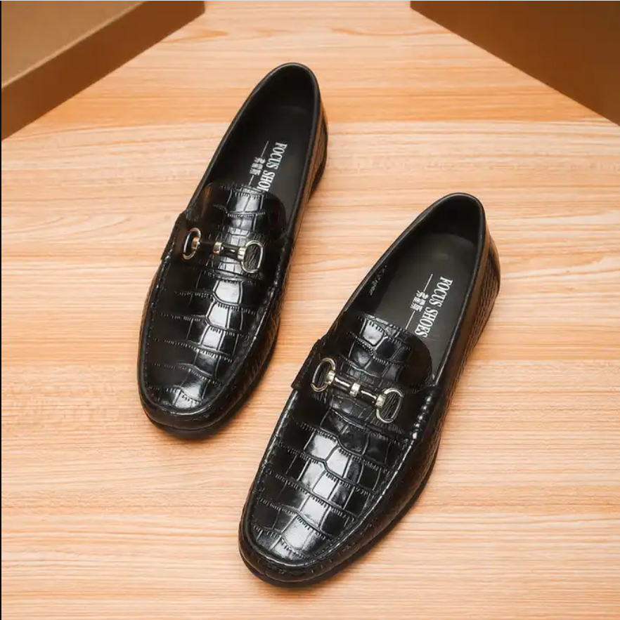 Men Dress Genuine Leather Loafers Shoes