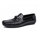 Men Loafers Classical Italy Genuine Dress Leather Shoes