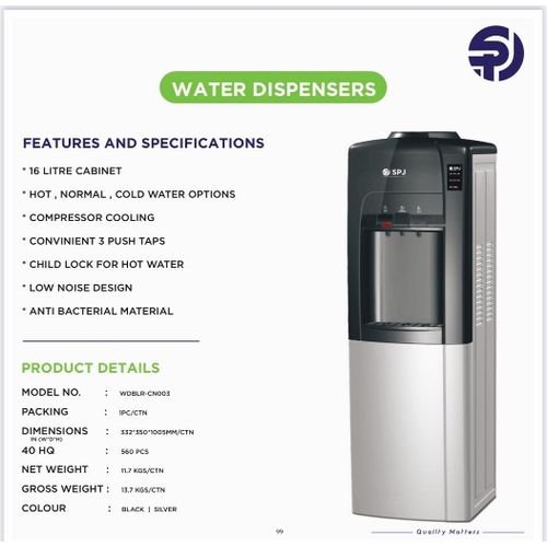 WDBLR-CN003 SPJ WATER DISPENSER WITH CABINET