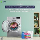 SPJ WASHING MACHINE FRONT LOAD FULLY AUTOMATIC 6KG