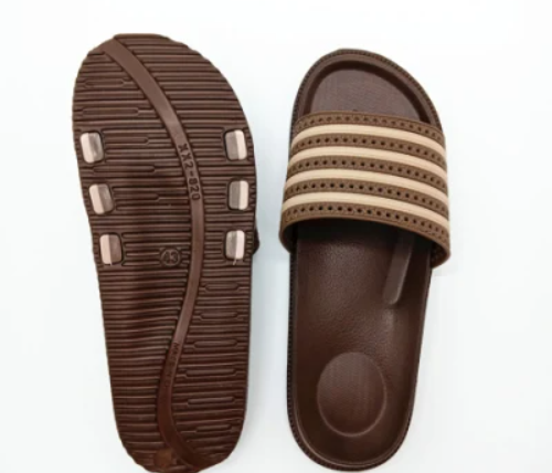 Home Brown PVC Bath Slippers