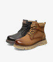 Lace-up Casual Ankle Leather Boots for Men