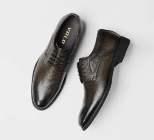 Leather Men′s Casual Dress Shoes