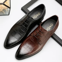 Men′s Oxford Casual Leather Dress Shoes