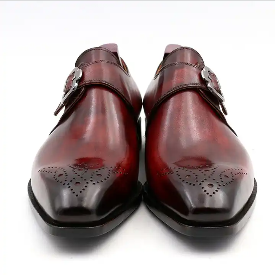 Modish Men Calf Leather Shoes