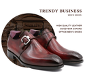 Modish Men Calf Leather Shoes