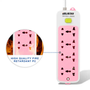 Universal Standard New Design Power Strip 8 Gang with Switch Socket Board