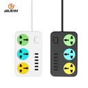 Universal Extension Socket 3 Outlets 6 USB with switch Power Strip