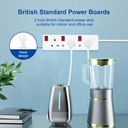 3 Outlet UK Power Strip 13A 250V independence switch British Power Strip