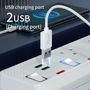 USB high quality safe and durable desktop fuse power switch and extension socket