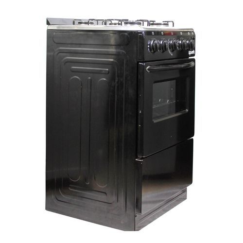 P5040GW-B SPARK Gas oven, Black colour easy clean enamel body,Auto gas ignition system