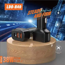 Car PD Fast Charge , Dual USB Port Phone Charger With Cable , 35W Super Fast Car Charger