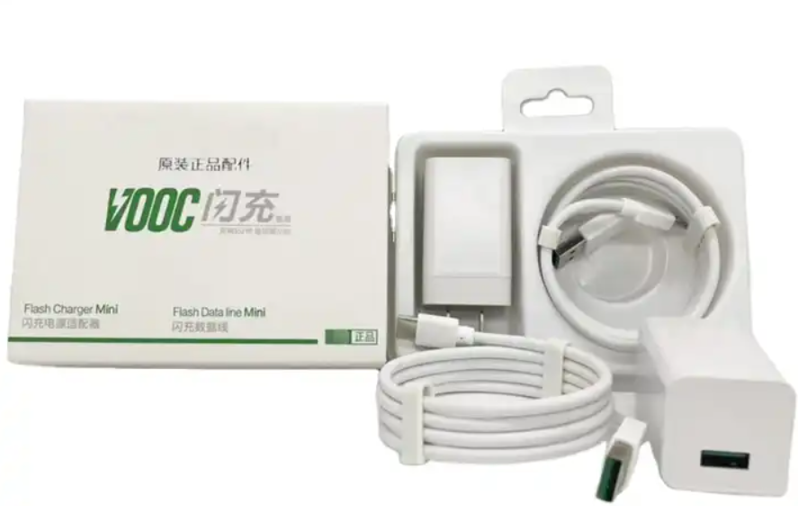 5V4A Vooc Flash Charger UK Plug For OPPO Fast Charging