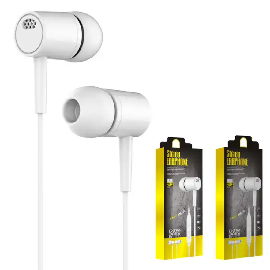 Wired Earphone With Microphone Subwoofer 3.5mm Wired Earphones