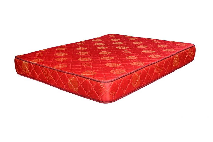 6*6 Comfom Quailted deluxe Matress ( 10", Red )