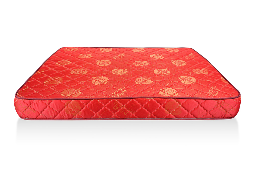 6*6 Comfom Quailted deluxe Matress ( 10", Red )