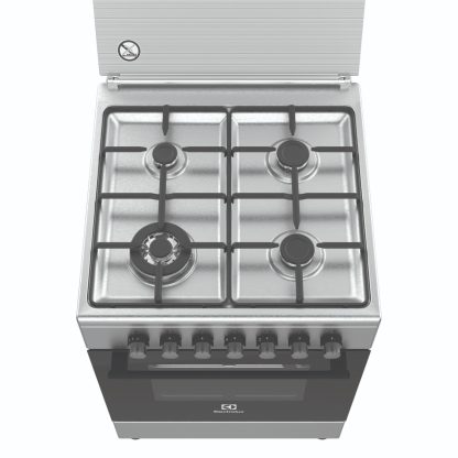 ELECTROLUX EKK6400Z9X/60/60cms 4 Gas Burners with Electric Oven & Grill + Rotasserie + Oven Fan