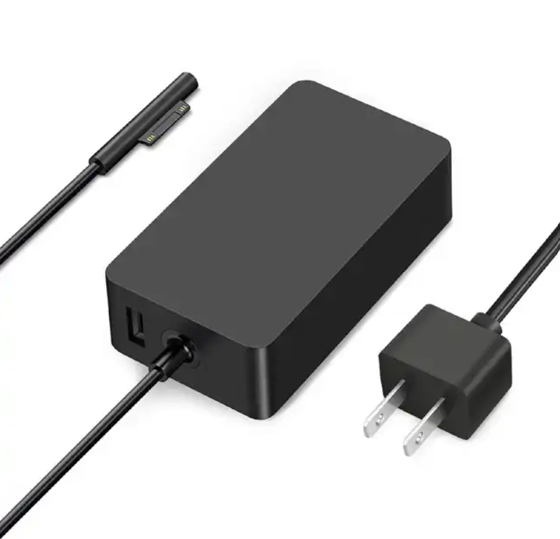 2023 New Micsoft Surface Pro6 - Pro9 Power Adapter Charger 65W 15V 4A surface adapter with 5V 1A usb port