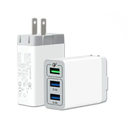 30W 3 port USB charger Mobile phone power adapter Quick charger 3.0 USB wall charger for tablet and phone