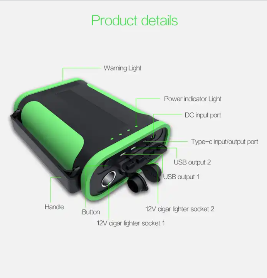 Ultra large capacity Outdoor power bank 96000mah 150W power station for laptop, phones, car fridges medical devises etc