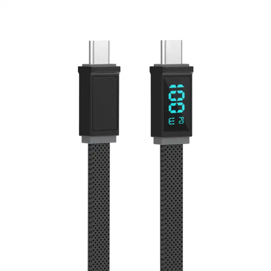 100W 65W New Design PD Fast charging Cable for 100w USB C Laptop/Phones/Tablet, power bank 100W PD 3.0 Fast charging cable