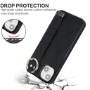 Phone Case with Wristband For iPhone 14 Plus Non-slip Full Coverage Ring Back Cover For iPhone 15 14 plus 13 Pro Max Mini