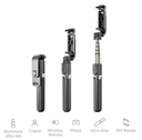 Selfie Stick Tripod for Phone and Camera L03 Aluminium Alloy Foldable Bt Tripod Selfie Stick