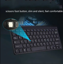 Wireless Keyboard and Mouse , USB External Computer Universal Mini Wireless Keyboard Mouse Set