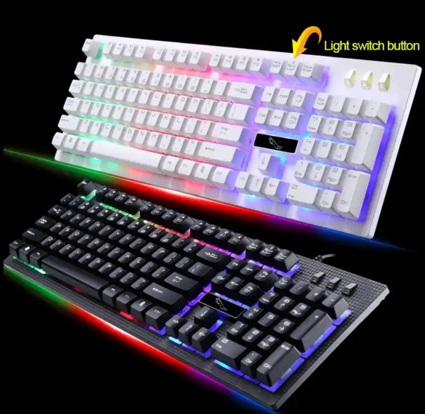 ZGB G20 104 Keys USB Wired Mechanical RGB Backlight Computer Keyboard Gaming Keyboard