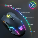 ONIKUMA CW905 2.4G RGB Lighting Wireless Mouse Optical Computer Mouse For Laptop PC Wireless Gaming Mouse