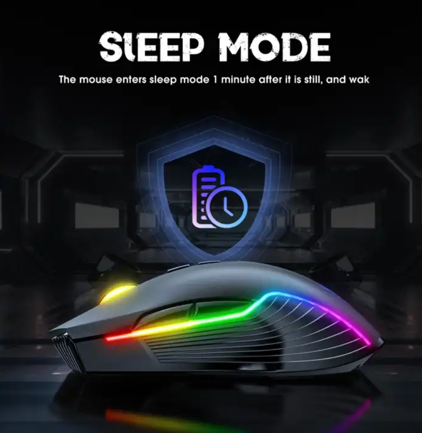 ONIKUMA CW905 2.4G RGB Lighting Wireless Mouse Optical Computer Mouse For Laptop PC Wireless Gaming Mouse