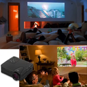 Smart H80 Mini 80 Lumens 640 x 480 HD LCD Projector, Multimedia Miracast Airplay TV LCD, LED Android WIFI Projector