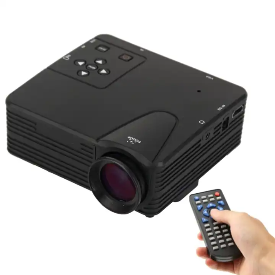 Smart H80 Mini 80 Lumens 640 x 480 HD LCD Projector, Multimedia Miracast Airplay TV LCD, LED Android WIFI Projector