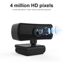 2K Resolution Auto Focus HD 1080P Webcam, 360 Rotation For Live Broadcast ,Video Conference Work , Web Camera