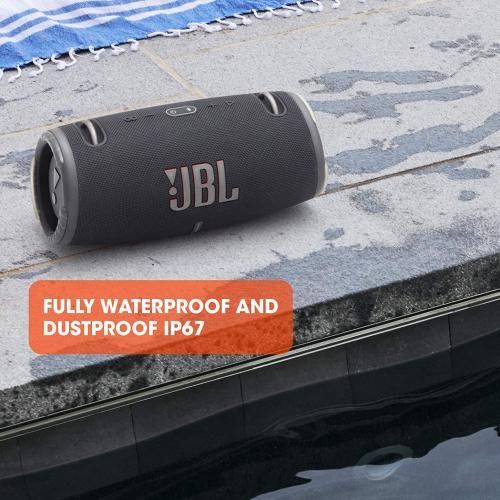 Jbl Xtreme 3 Portable Waterproof Bluetooth Speaker In- Black