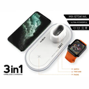 3 in 1 Wireless Charger Charging Stand Docking Station For iPhone Stand For Apple Watch/ Air Pods