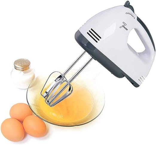 Electric 7 Speed Super Hand Mixer - White - White