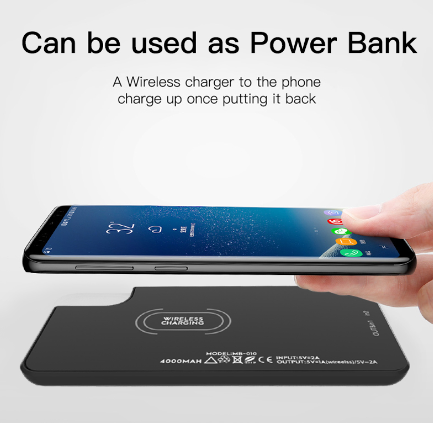 Wireless Mobile Case Power Bank