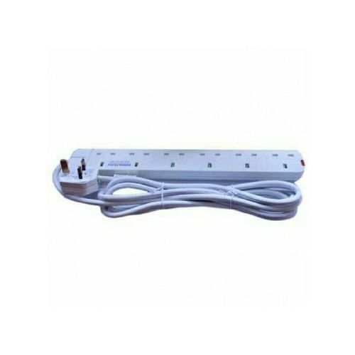 Extension Cable 6 Way - White - White