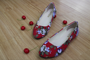 Flower Printed Casual Women Flat Shoes